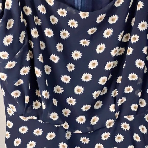SALE!! 2 for $15 Lucca Couture Womens Size Small Navy Floral Sundress Mini‎ - Picture 7 of 12